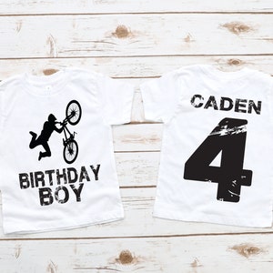 BMX birthday boy shirt, bmx shirt, bmx birthday, bmx gift, boys youth shirt, boys toddler shirt, boys birthday shirt, bmx custom shirt
