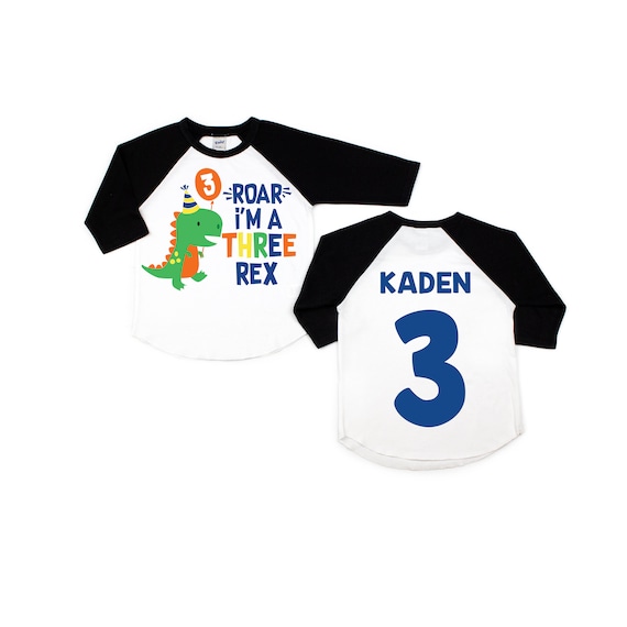I'm 3, 3rd Birthday Three Rex Shirt I'm 3, 3rd Birthday Three Rex Shirt