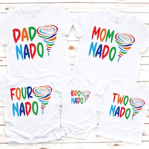 Two-nado birthday shirt, four-dado birthday shirt, tornado birthday, tornado party, matching tornado, 2nd birthday shirt, 4th birthday shirt