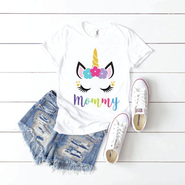 Unicorn birthday shirt, unicorn birthday, unicorn party, unicorn family, unicorn matching set, unicorn shirt, unicorn mom, mommy unicorn