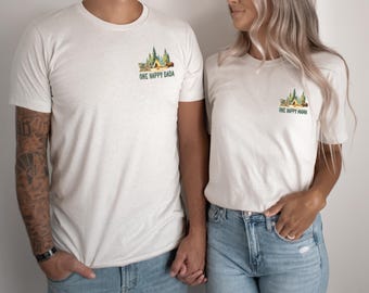 One happy Camper, matching family tees, camping 1st birthday, camping first birthday, 1st birthday shirt, camping theme, one happy camper