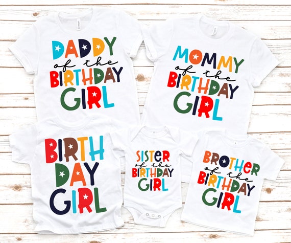 birthday girl matching shirts