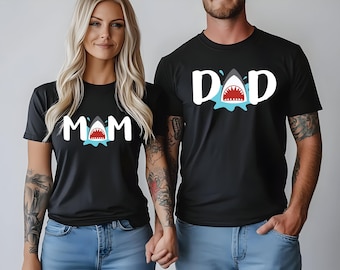 Shark birthday boy matching family shirts,  shark birthday, shark theme party, shark shirt, boy birthday shirt, birthday boy shirt, sharks