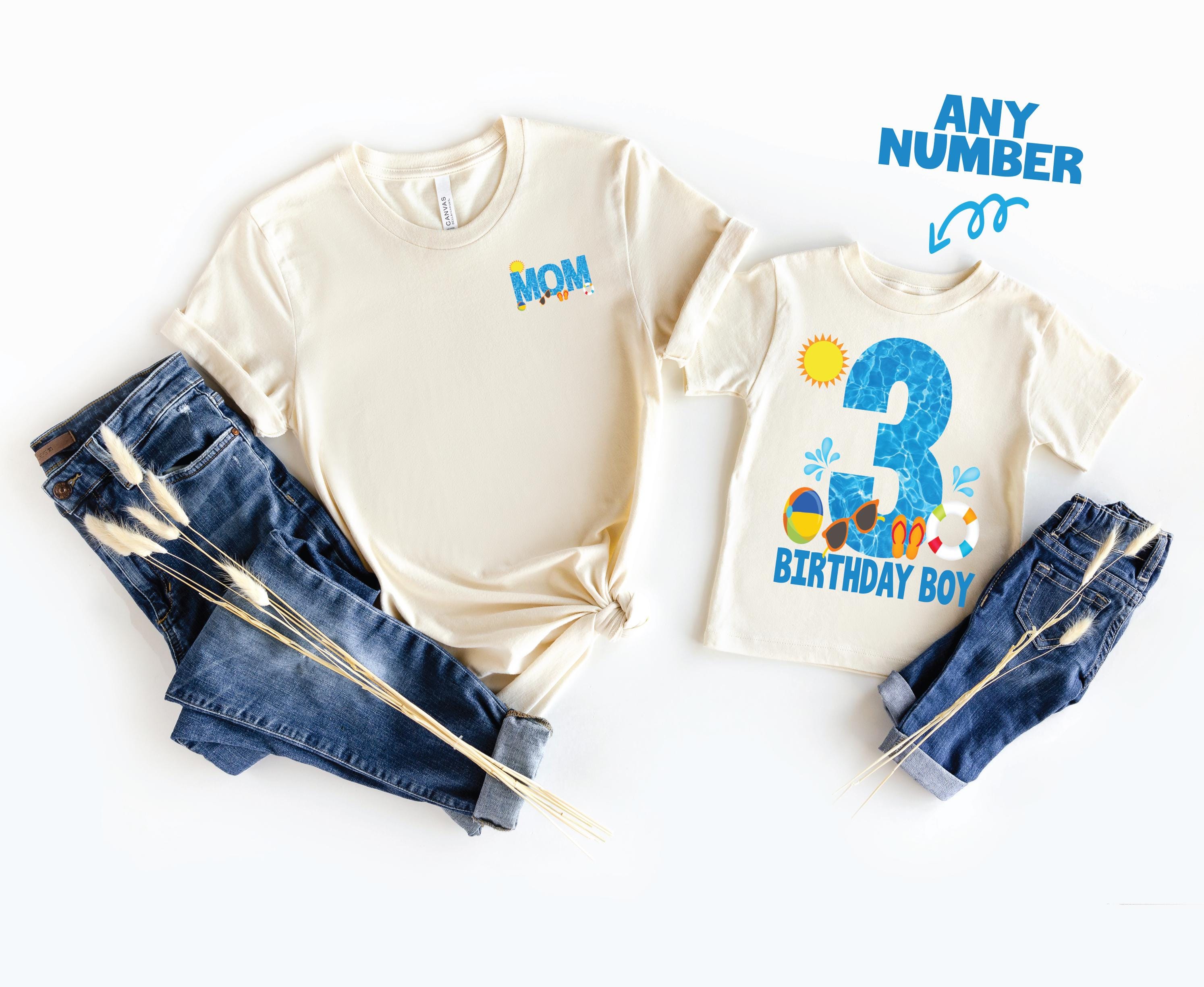 Pool party birthday shirt, boys 1st birthday, boys birthday shirt, summer pool party, beach party, beach birthday shirt, splash & play party