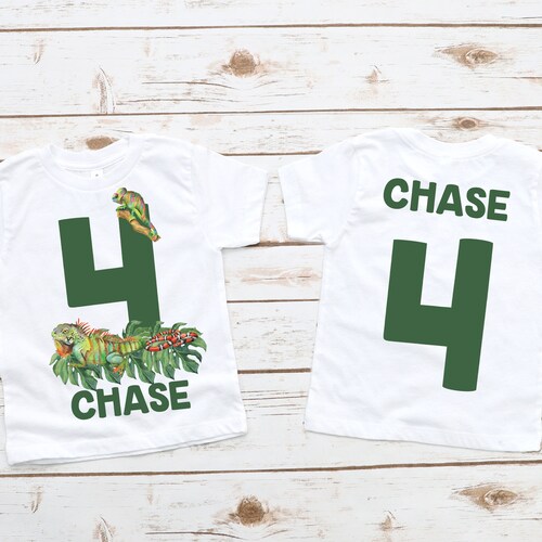 Reptile Snake Lizard Personalized Birthday Shirt Any Age and Etsy