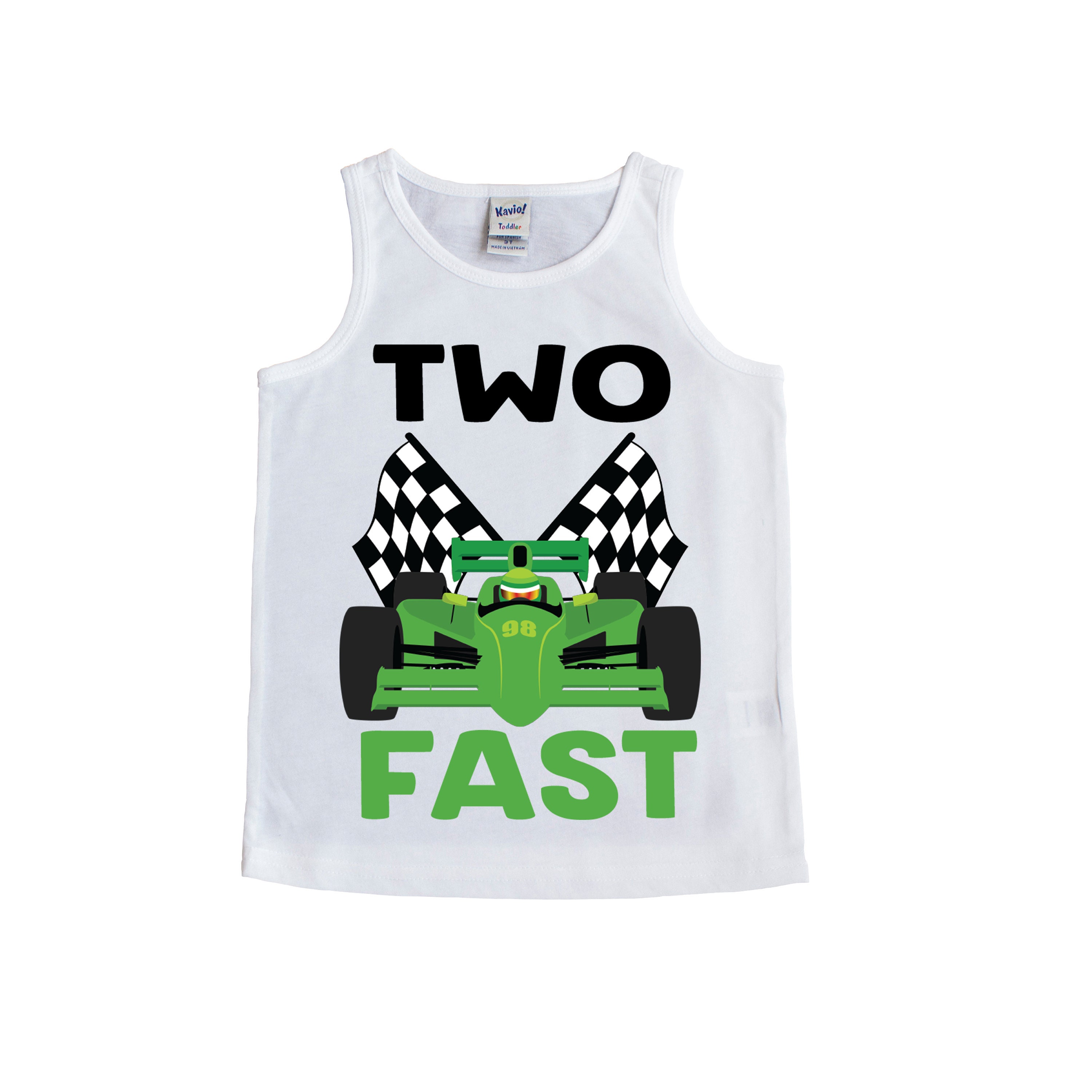 Two Fast Race Car Shirt Racecar Birthday Shirt Birthday Boy | Etsy
