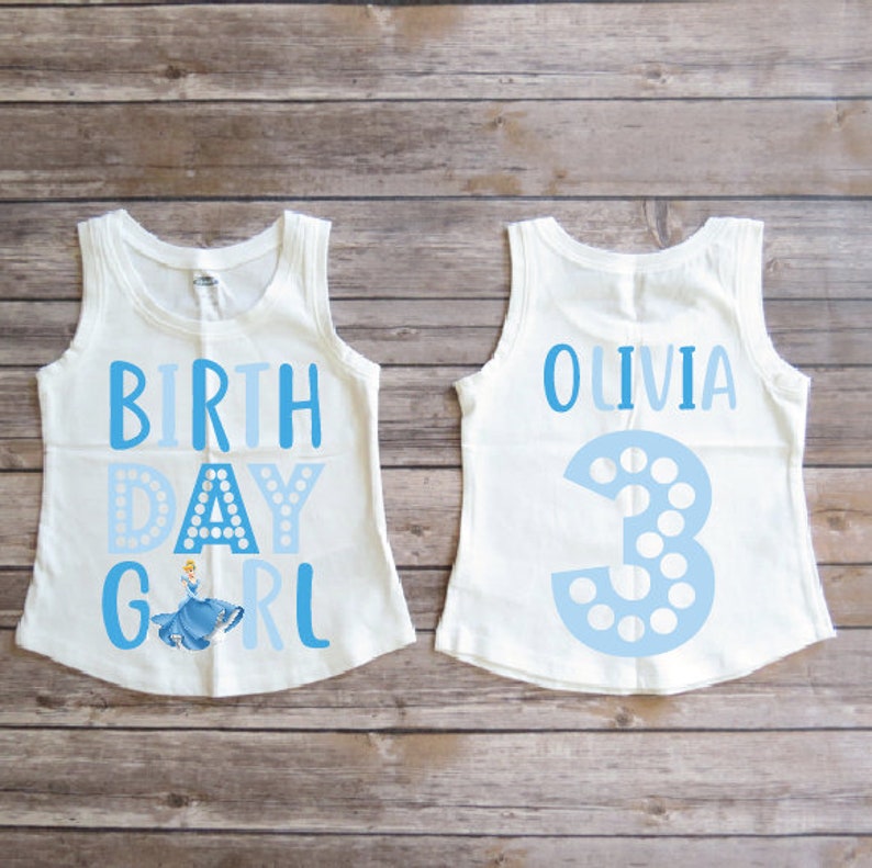 cinderella birthday shirt