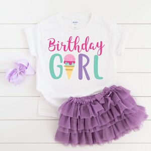 Ice Cream Birthday Shirt, Birthday Girl Shirt, Ice Cream Birthday Party, Ice cream birthday outfit, Ice Cream Shirt, Ice Cream Party Shirt