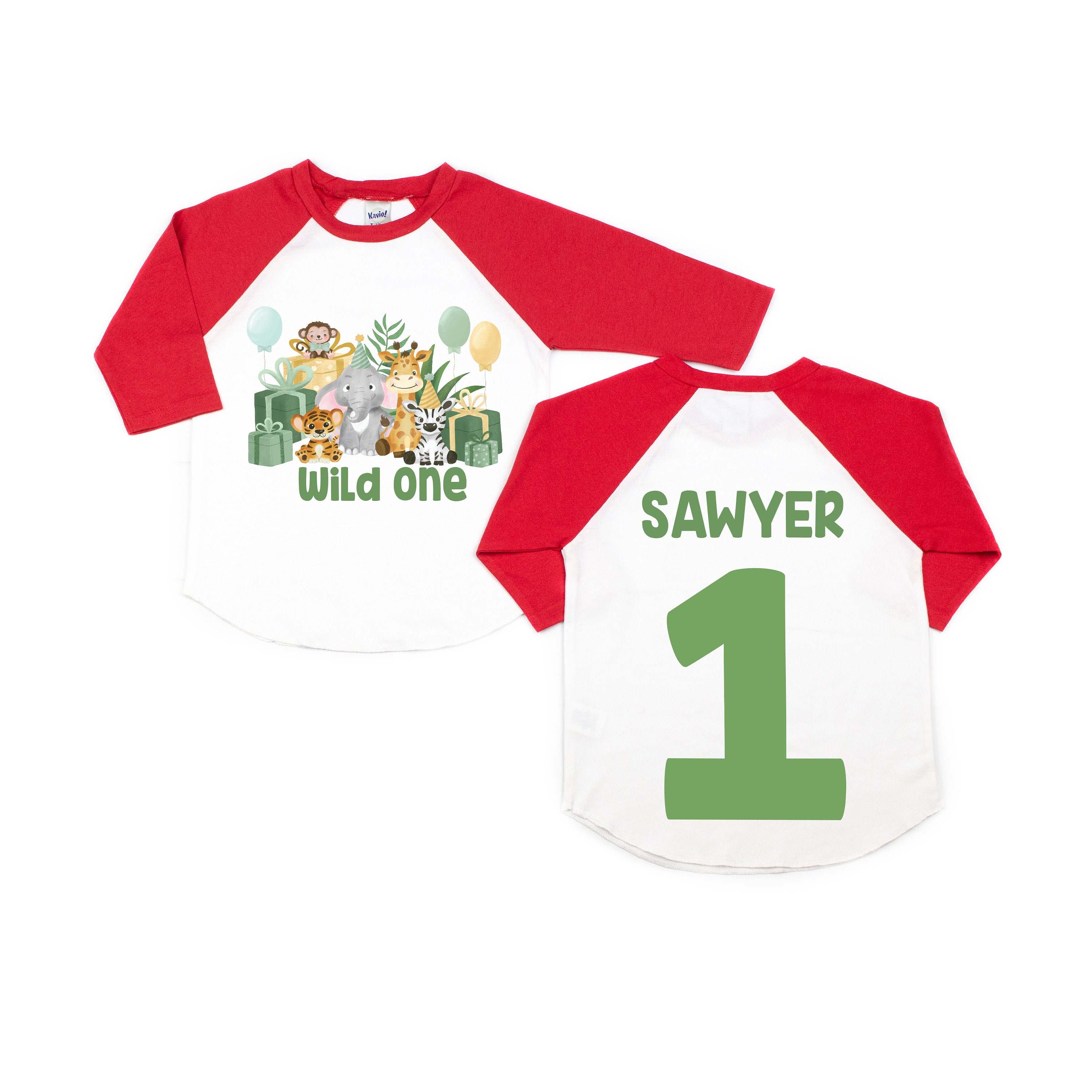 Wild One Safari Animals Zoo 1st First Birthday Shirt, Wild One Shirt ...