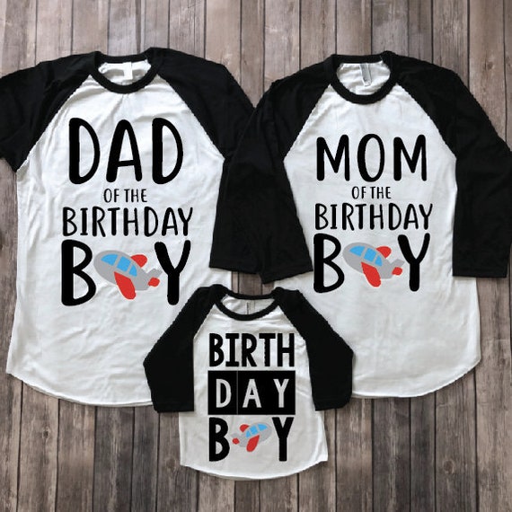 Mom And Dad Of Birthday Boy Matching Parents Shirts Etsy