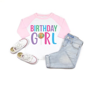 Lollipop birthday shirt, Lollipop shirt, Candy theme birthday, Candy birthday party, girl birthday shirt, birthday girl shirt, birthday girl