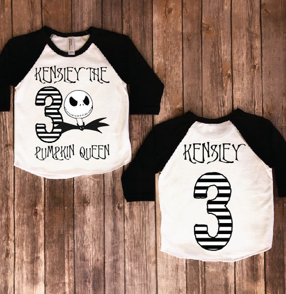 nightmare before christmas birthday shirt