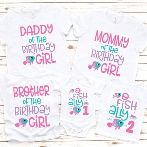 Ofishally one girl, ofishally one shirt, girls ofishally one, 1st birthday shirt, girl fishing birthday, ofishally one outfit girl, matching