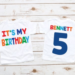 Boys it's my birthday shirt, birthday boy shirt, birthday shirt, toddler birthday shirt, birthday shirt for boy, boy birthday party
