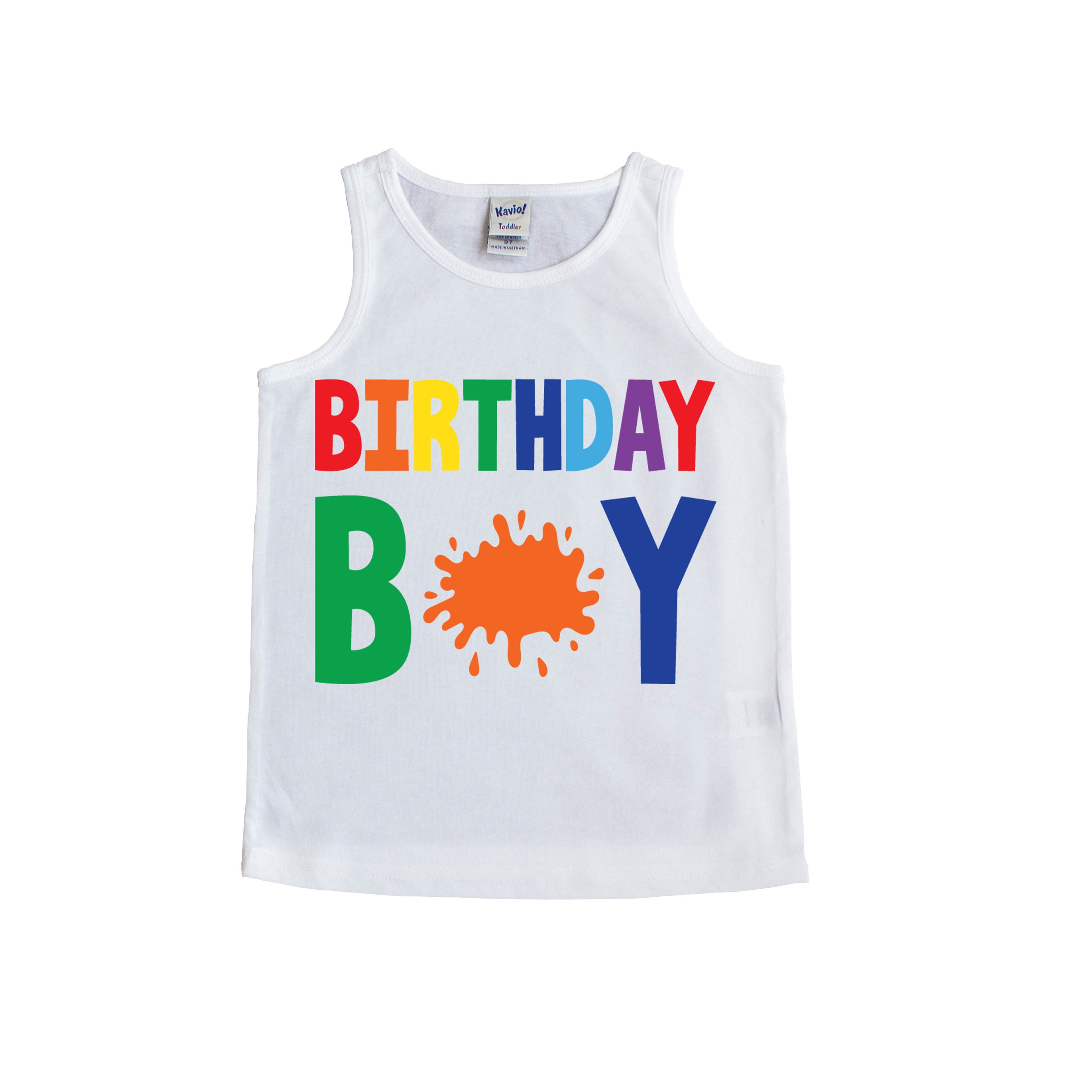 Paint splatter art boy birthday shirt paint party art party | Etsy