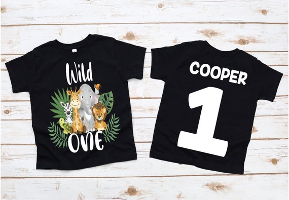 Wild One Birthday Boy, Wild One Party, Zoo Shirt, Safari Shirt 