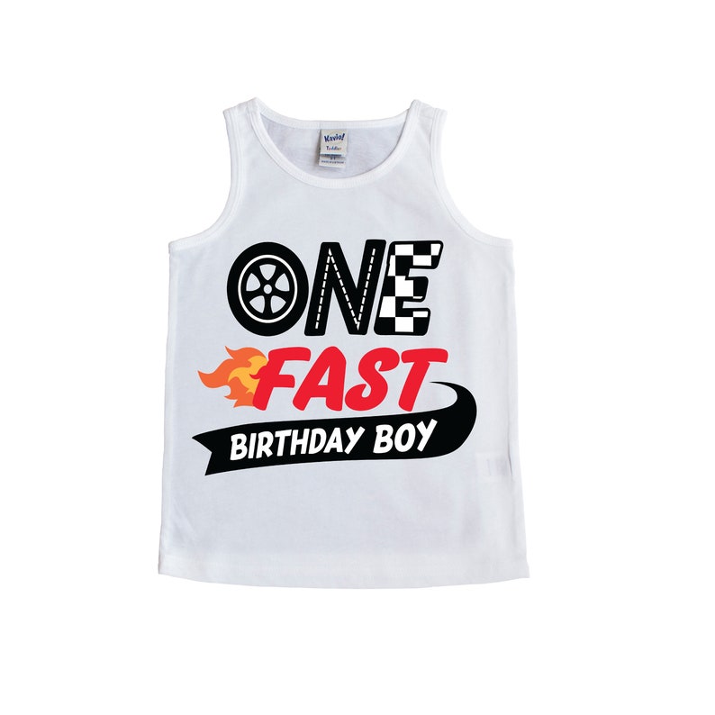 One fast birthday boy 1st race car shirt, racecar birthday shirt, birthday boy shirt, race car birthday party, race car t-shirt, custom race image 7