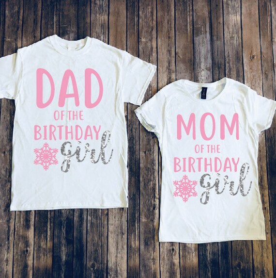 Daddy Of The Birthday Girl Shirts 
