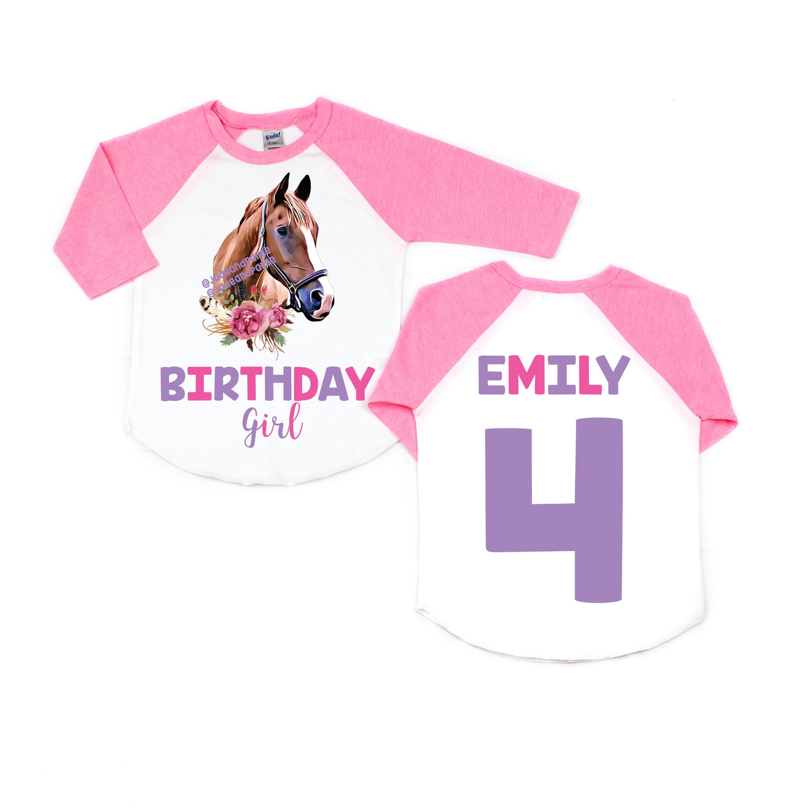 Horse birthday shirt girl birthday shirt girl birthday Etsy