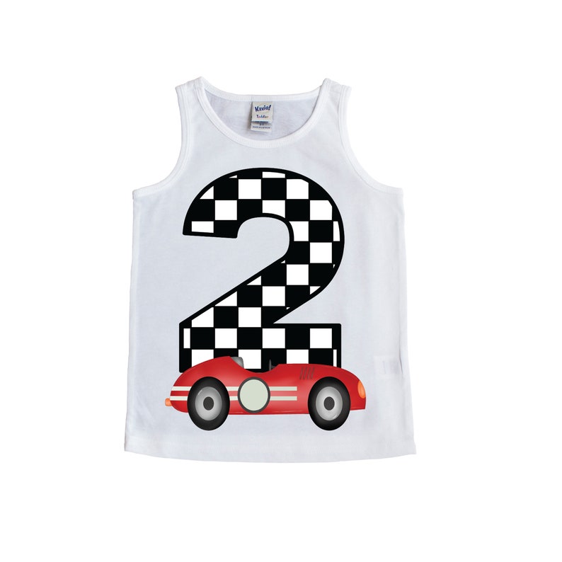 Race Car Boy Birthday Shirt Any Number Racecar Birthday Etsy