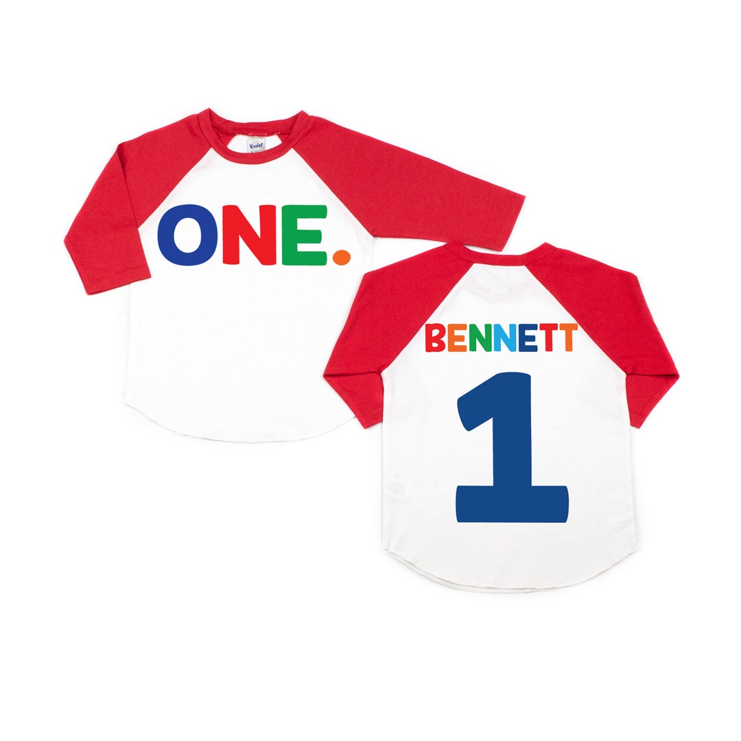 One Year Old Boys 1st Birthday Shirt First Birthday Shirt Etsy