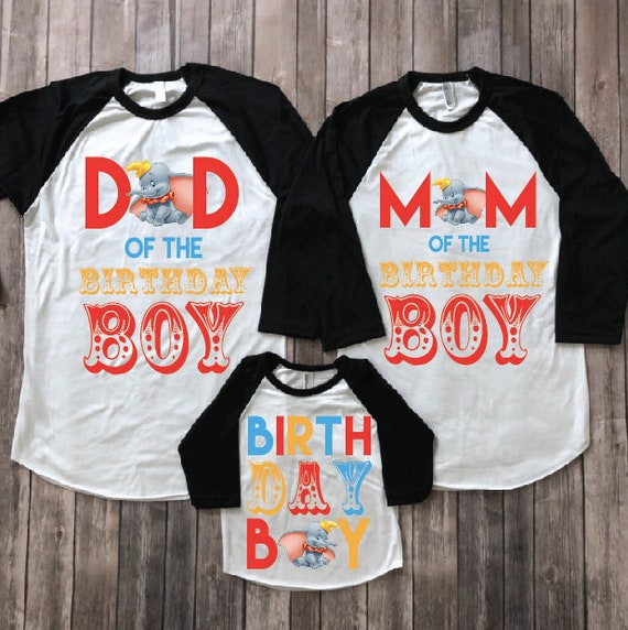 disney birthday shirts for family