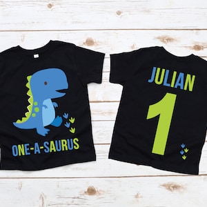 Dinosaur boys 1st one-a-saurus birthday shirt, dinosaur birthday, dinosaur boy shirt, 1st birthday shirt, dinosaur party, boy birthday shirt