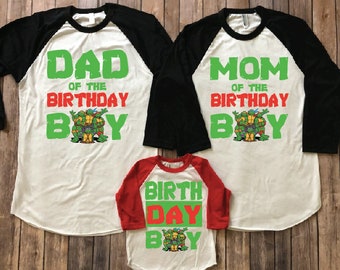 Teenage mutant ninja turtle birthday shirt, TMNT shirt, TMNT birthday, teenage mutant ninja turtles, custom TMNT raglan, turtles party