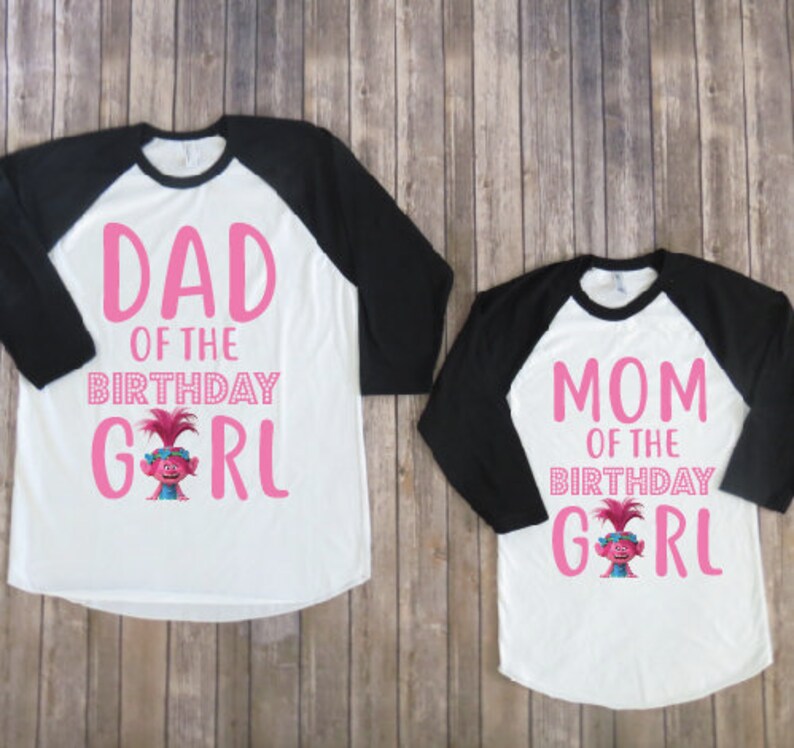 trolls birthday girl shirt