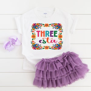 Three-esta birthday shirt, fiesta birthday shirt, fiesta shirt, 3rd birthday, fiesta party, Mexican birthday party, Cinco de mayo tee