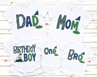 Golf birthday shirt, boys 1st birthday, 1st birthday shirt, hole in one, golf birthday party, boys golf shirt, golf first birthday, golf tee