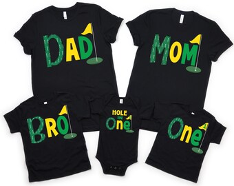 Golf birthday shirt, boys 1st birthday, 1st birthday shirt, hole in one, golf birthday party, boys golf shirt, golf first birthday, golf tee