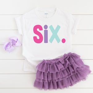 Sixth birthday shirt, girl 6th birthday, 6th birthday shirt, 6th birthday girl, 6 year old girl gift, 6 year old birthday shirt, girl 6th