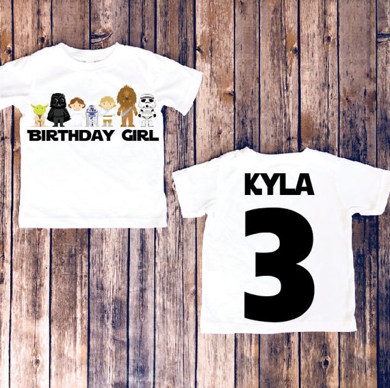 star wars birthday shirt