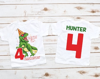 Dinosaur rawr I'm 4 birthday boy 4th fourth birthday shirt, dinosaur 4th birthday shirt, dinosaur birthday, dinosaur shirt , fourth birthday
