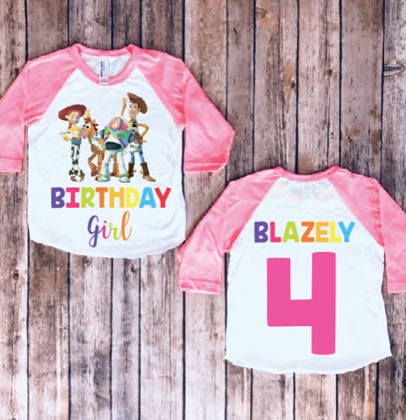 Toy story birthday shirt toy story shirt girl toy story toy Etsy