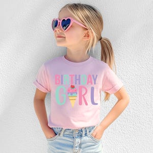 Ice Cream Birthday Shirt, Birthday Girl Shirt, Ice Cream Birthday Party, Ice cream birthday outfit, Ice Cream Shirt, Ice Cream Custom Shirt