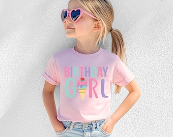 Ice Cream Birthday Shirt, Birthday Girl Shirt, Ice Cream Birthday Party, Ice cream birthday outfit, Ice Cream Shirt, Ice Cream Custom Shirt