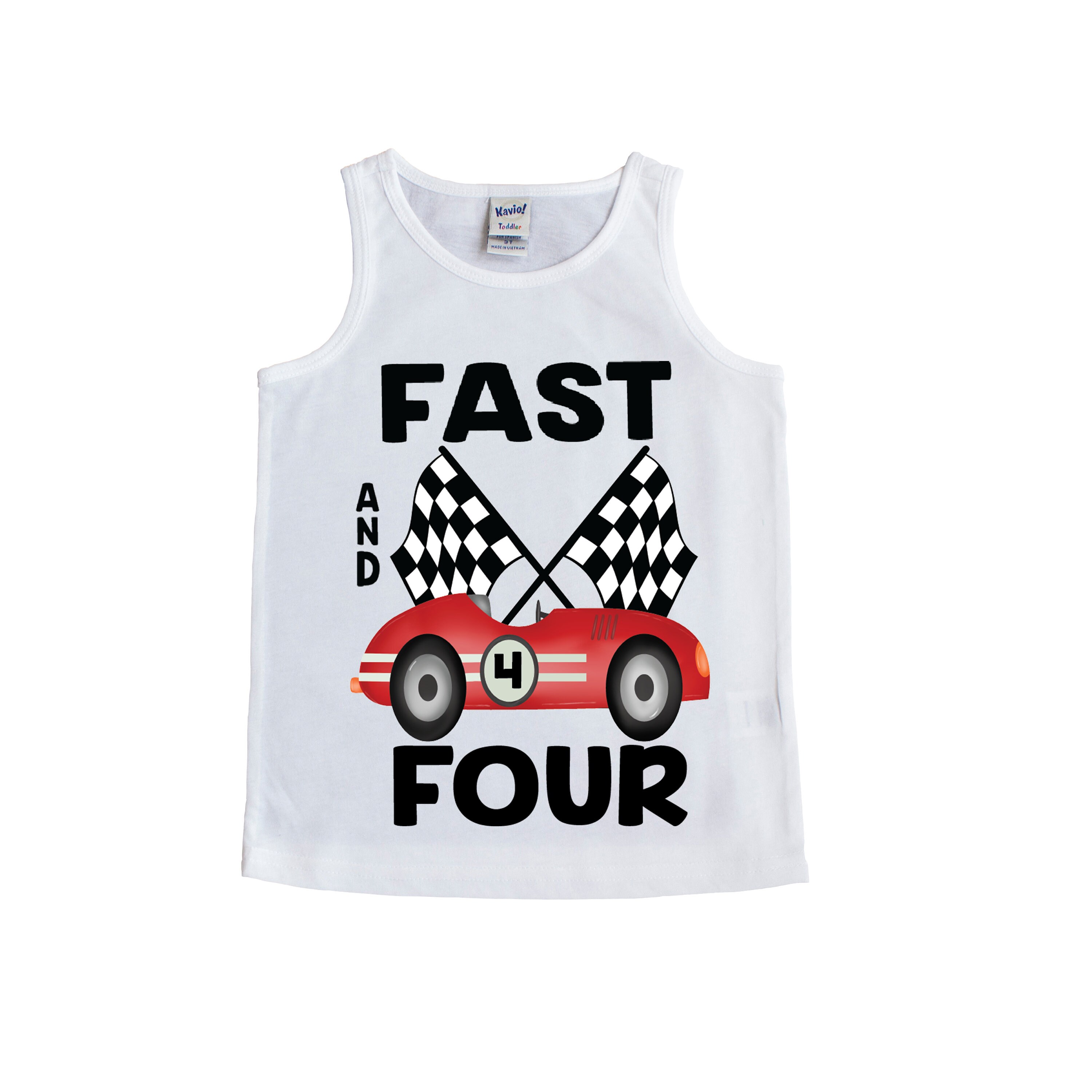Fast and Four 4th Birthday Race Car Shirt Racecar Birthday - Etsy