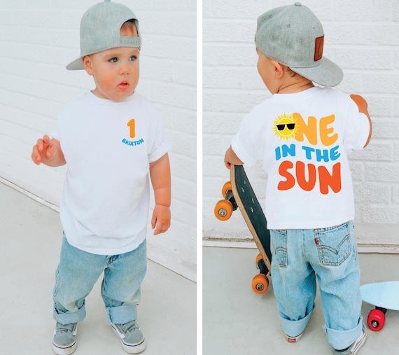 One in the Sun, beach birthday shirt, pool birthday , beach theme party, boy birthday shirt, 1st birthday shirt, Pool party boys birthday