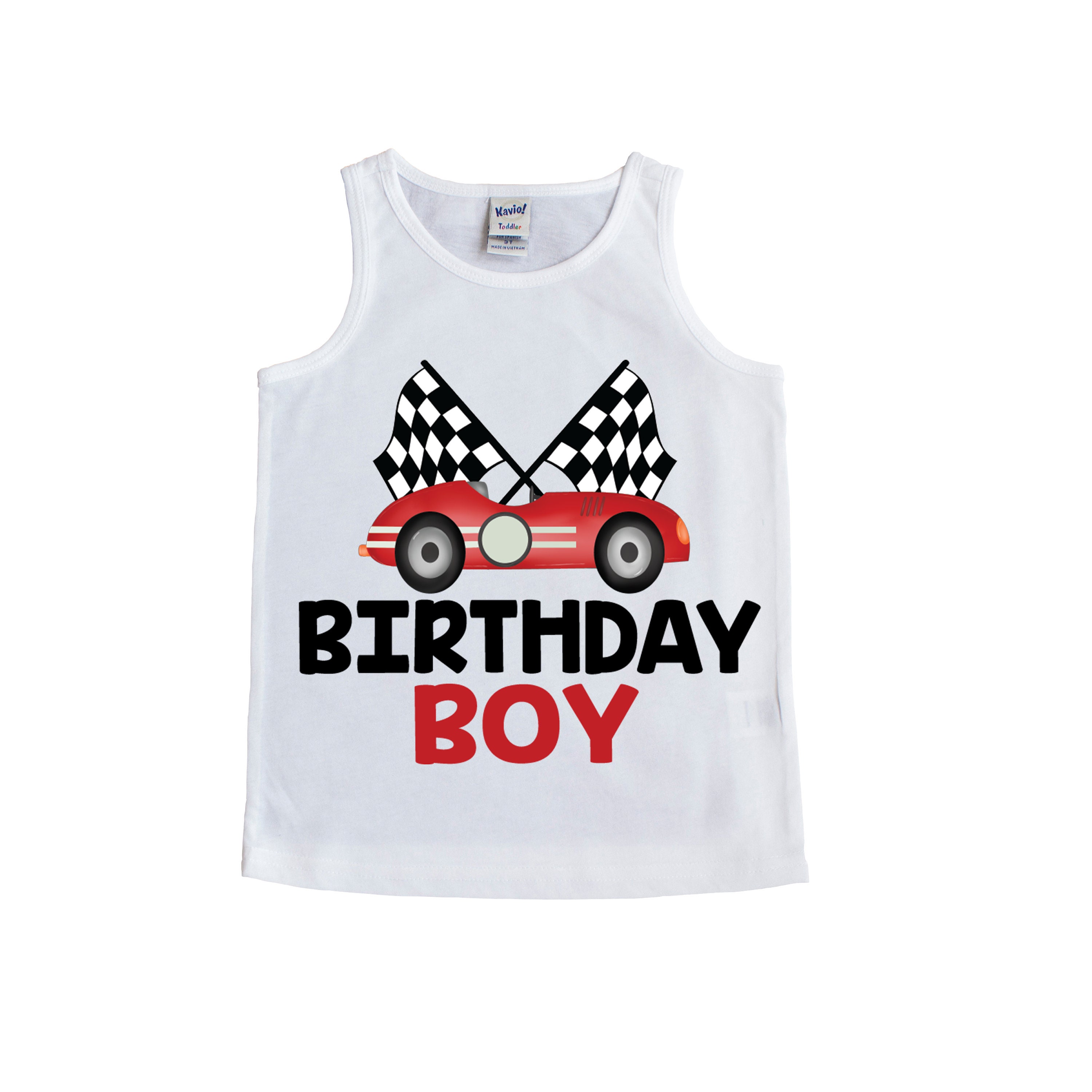 Race car boy birthday shirt racecar birthday birthday boy | Etsy