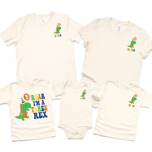 Retro Three rex 3 rex boy dinosaur birthday shirt , 3 rex birthday shirt, boy dinosaur birthday shirt, 3rd birthday shirt, dinosaur RETRO