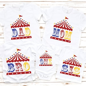 Family circus matching ring master birthday shirts, circus birthday, circus shirt, circus party, circus theme, boy birthday , girl birthday