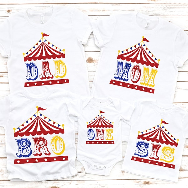 Family circus matching ring master birthday shirts, circus birthday, circus shirt, circus party, circus theme, boy birthday , girl birthday