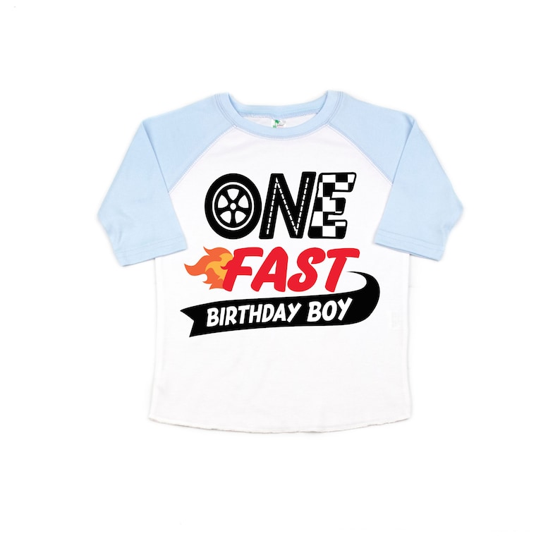 One fast birthday boy 1st race car shirt, racecar birthday shirt, birthday boy shirt, race car birthday party, race car t-shirt, custom race image 4