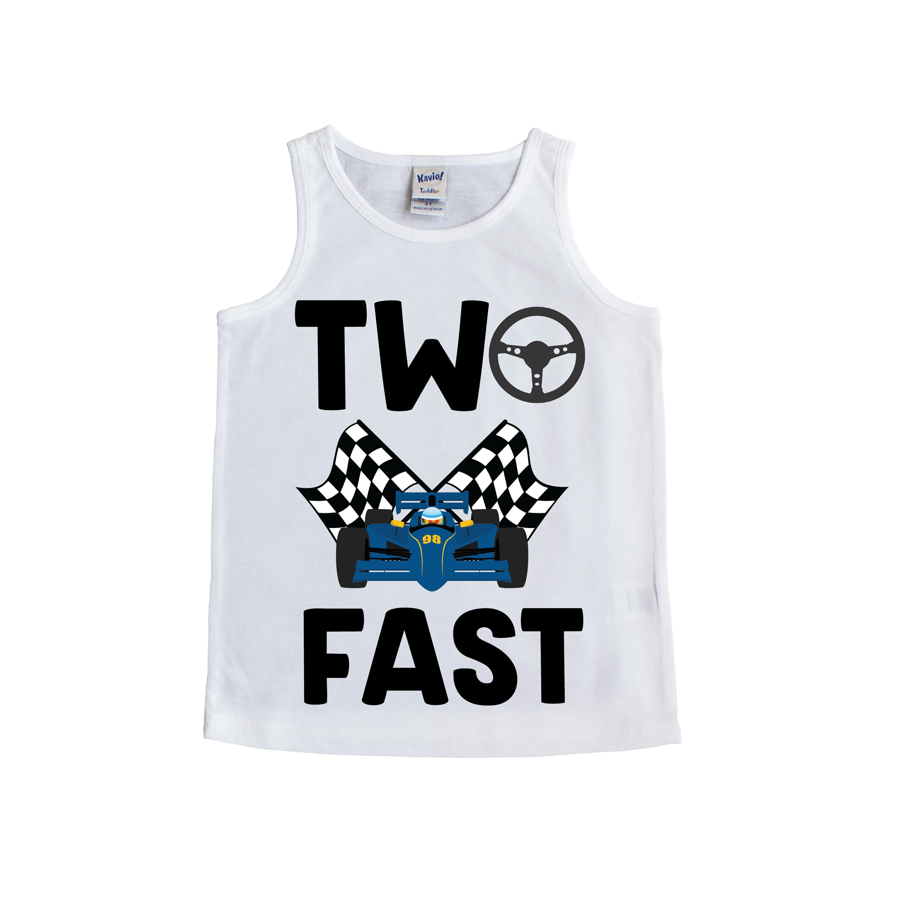 Two Fast Race Car Shirt Racecar Birthday Shirt Birthday Boy - Etsy