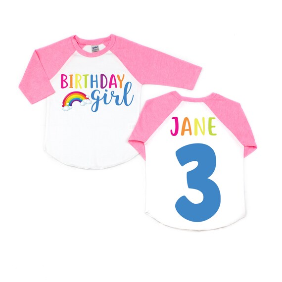 rainbow birthday shirt