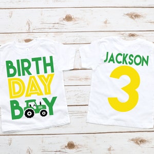 Tractor birthday shirt , tractor shirt, farm birthday shirt, farm birthday party, country boy, country birthday party, boy birthday shirt