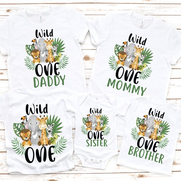 Family safari floral zoo jungle wild shirts, two wild, wild one, wild one birthday , mom and dad wild shirt, wild party, two wild birthday