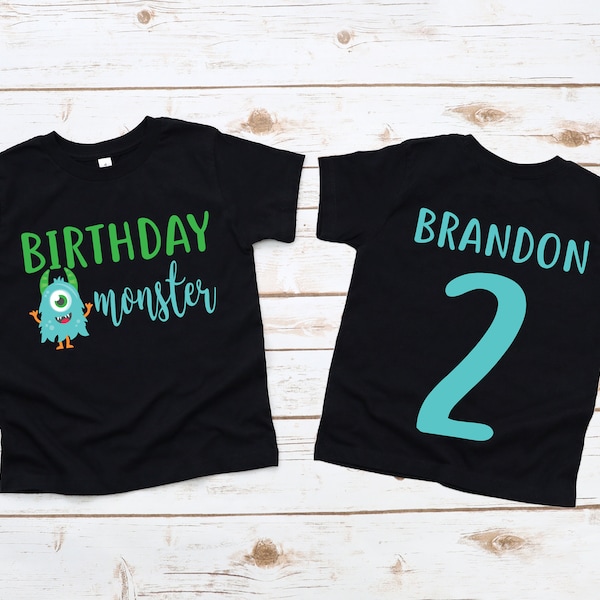 Monster birthday shirt, birthday monster, monster birthday party, monster theme party, monster shirt, boy birthday party, monster birthday